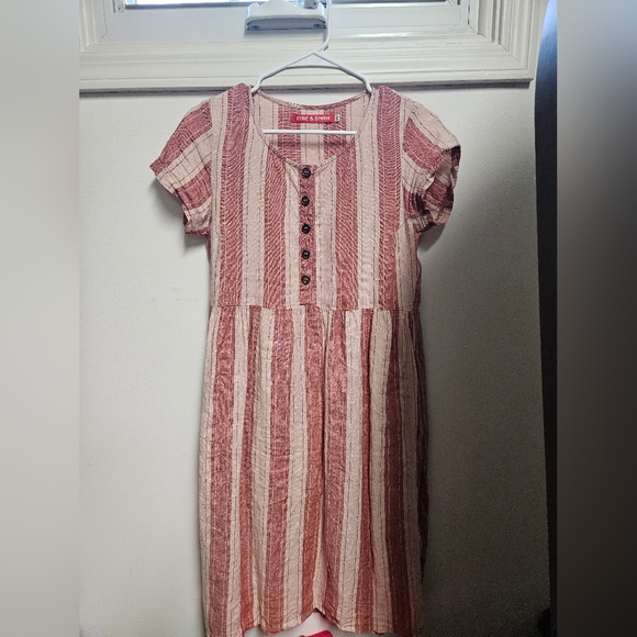 Pyne & Smith Dresses & Skirts - Pyne & Smith No. 11 Rose Currant Stripe